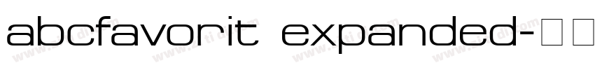 abcfavorit expanded字体转换